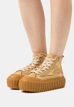Diesel S-HANAMI MID X - High-top Trainers - Sand/beige