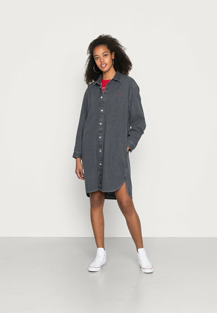 DE-BLEX DIESEL LIBRARY - Denim Dress - Black/gray 2 DE-BLEX DIESEL LIBRARY - Denim Dress - Black/gray - Image 2