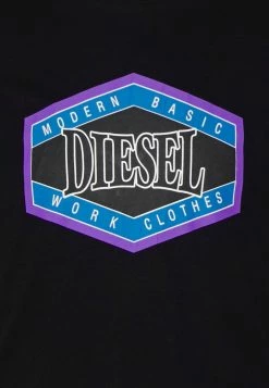 Diesel T-DIEGOR-E14 UNISEX - Print T-shirt - Black -Diesel shop 9cb63fd74813492fb2842f39b2d904cf