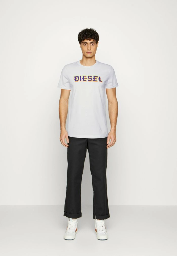 Diesel T-DIEGOR-K52 UNISEX - Print T-shirt - White 2 Diesel T-DIEGOR-K52 UNISEX - Print T-shirt - White - Image 2