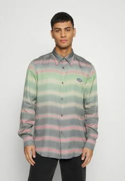 Diesel TUCKER STRIPE - Shirt - Green