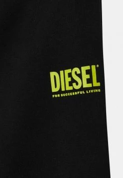 Diesel PHORY UNISEX - Tracksuit Bottoms - Black Bright Yellow -Diesel shop 9f6bb75d71194557a0dc7fc2e00581d1
