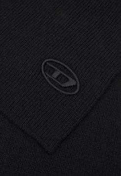 Diesel CODER SCARF UNISEX - Scarf - Black -Diesel shop a0137d8f13474daf92adac3d00895269