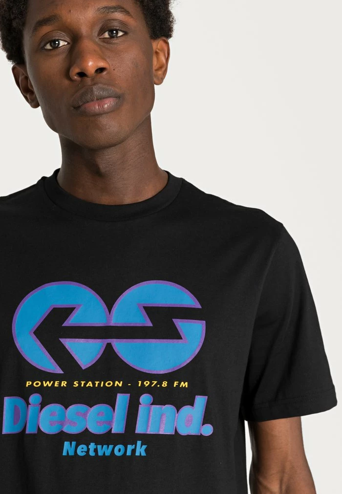 Diesel T-JUST - Print T-shirt - 0grai 9xx 5 Diesel T-JUST - Print T-shirt - 0grai 9xx - Image 5