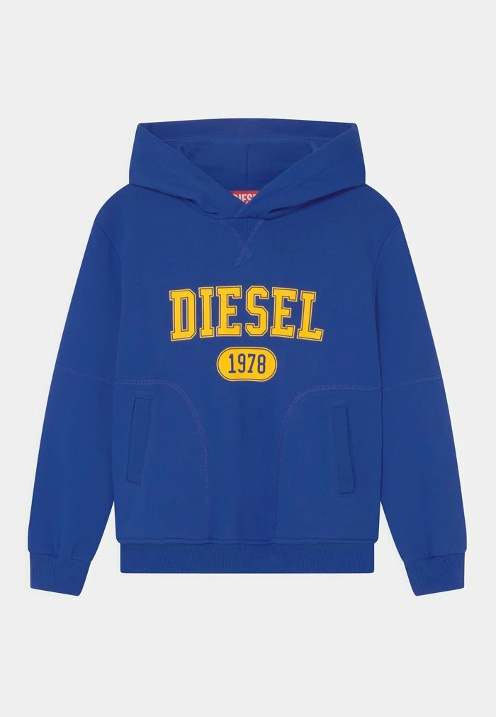 Diesel SMUSTER OVER UNISEX - Sweatshirt - Blue 1 Diesel SMUSTER OVER UNISEX - Sweatshirt - Blue