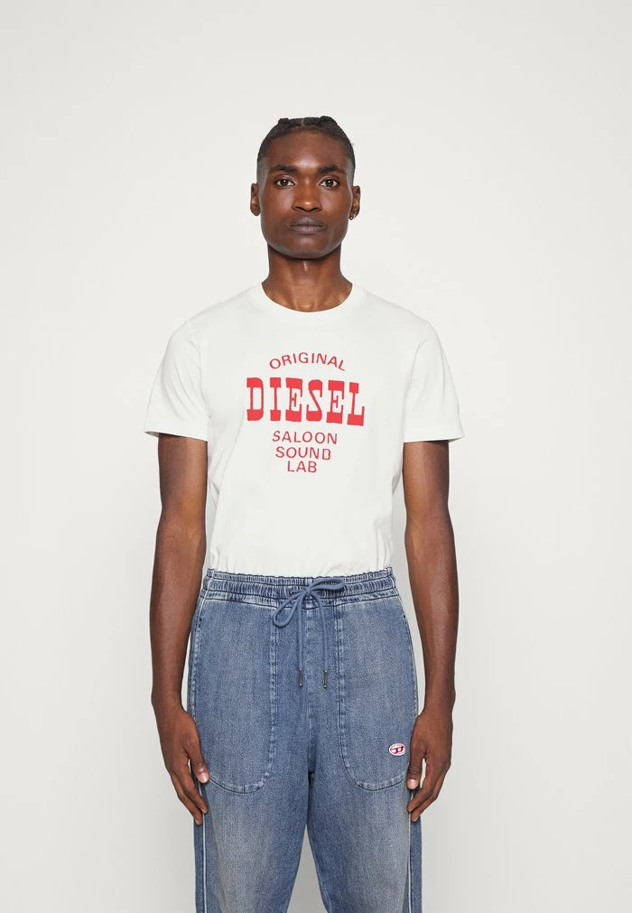 Diesel DIEGOR - Print T-shirt - White 1 Diesel DIEGOR - Print T-shirt - White