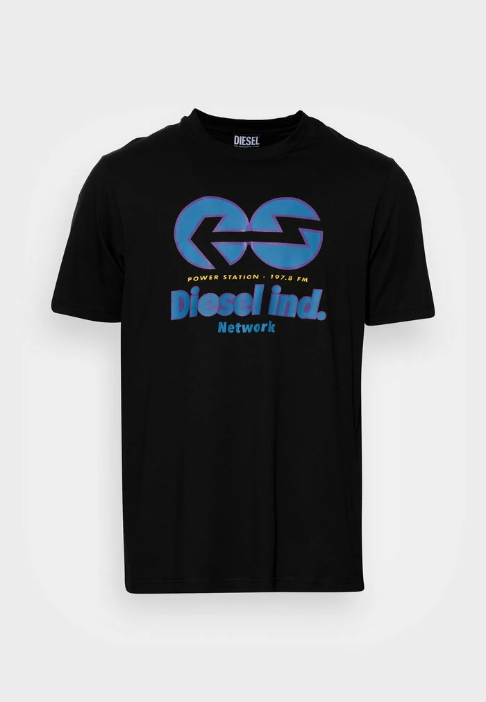 Diesel T-JUST - Print T-shirt - 0grai 9xx 4 Diesel T-JUST - Print T-shirt - 0grai 9xx - Image 4