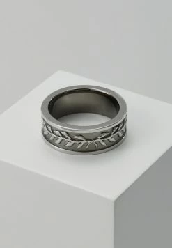 Diesel STEEL - Ring - Grau/silberfarben -Diesel shop a36b8ec05363453e8a7b0e957dd1521b