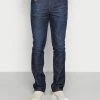 Diesel D-VOCS - Straight Leg Jeans - Dark Blue Denim