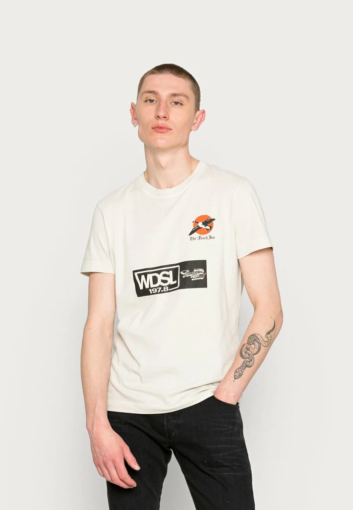 Diesel DIEGOR - Print T-shirt - White 1 Diesel DIEGOR - Print T-shirt - White