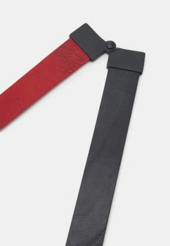 Diesel B-FACE - Belt - Red & Black -Diesel shop a523ffd2317c4fbdb8ffad078a3c3b15