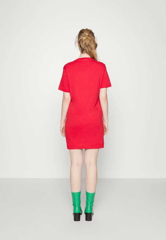 Diesel D-EGOR-DIV - Jersey Dress - Red 3 Diesel D-EGOR-DIV - Jersey Dress - Red - Image 3