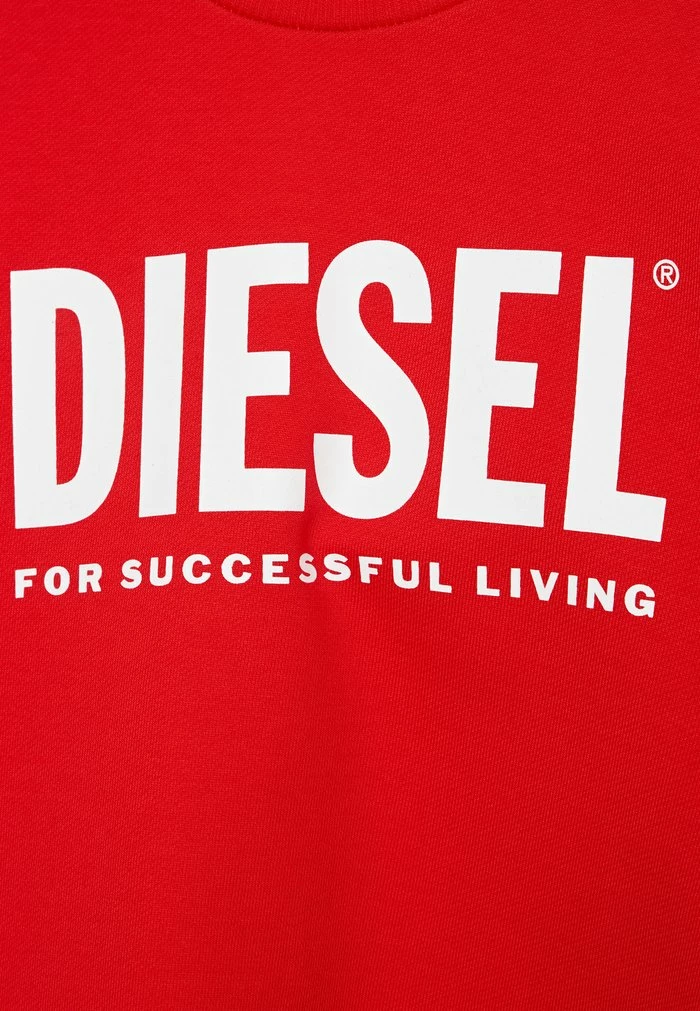 Diesel SCREW DIVISION LOGO UNISEX - Sweatshirt - Carnation Red 3 Diesel SCREW DIVISION LOGO UNISEX - Sweatshirt - Carnation Red - Image 3