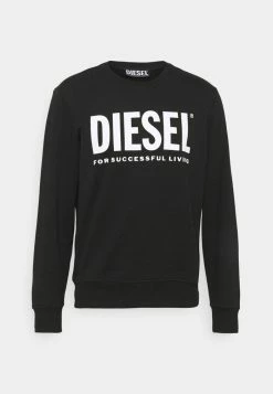 Diesel GIRK ECOLOGO - Sweatshirt - Black -Diesel shop a834662164c340169a63c0c95dc37a19