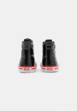 Diesel S-ATHOS MID - High-top Trainers - Black/white -Diesel shop a90dea34b3e14c3e9cf8fce6aadda060