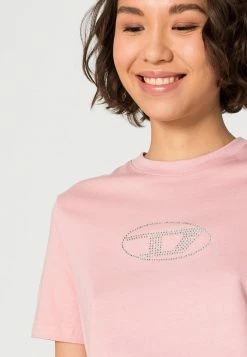 Diesel T-REG-HS1 - Basic T-shirt - Soft Pink -Diesel shop a93e8222214d4d3085e95c7ec9e4c5b6