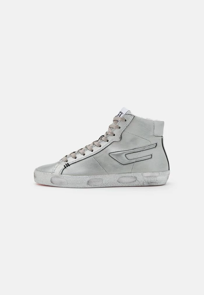 Diesel S-LEROJI MID W - High-top Trainers - Silver 2 Diesel S-LEROJI MID W - High-top Trainers - Silver - Image 2