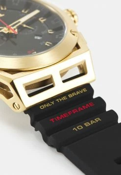 Diesel TIMEFRAME - Chronograph Watch - Black -Diesel shop a9ccf7b746d54b02b6635e2c0f4074cd