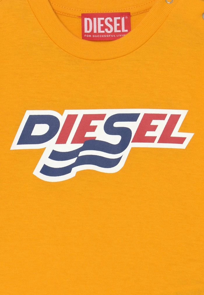 Diesel UNISEX - Long Sleeved Top - Orange 3 Diesel UNISEX - Long Sleeved Top - Orange - Image 3