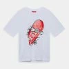 Diesel TACTU OVER - Print T-shirt - White