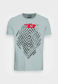 Diesel DIEGOR - Print T-shirt - Blue -Diesel shop aeac8eeade2b4e9e8e5d4b16ff534161