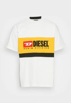 Diesel STREAP DIVISION - Print T-shirt - White -Diesel shop af21d02988b34c73ad45e2440a45449b