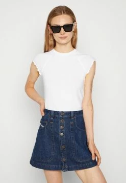 Diesel ALBUS - Mini Skirt - Dark Blue -Diesel shop afb53da074ce40268d37037f7cc49a4d