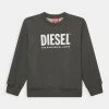 Diesel SCREWDIVISION LOGO UNISEX - Sweatshirt - Dark Grey Melange