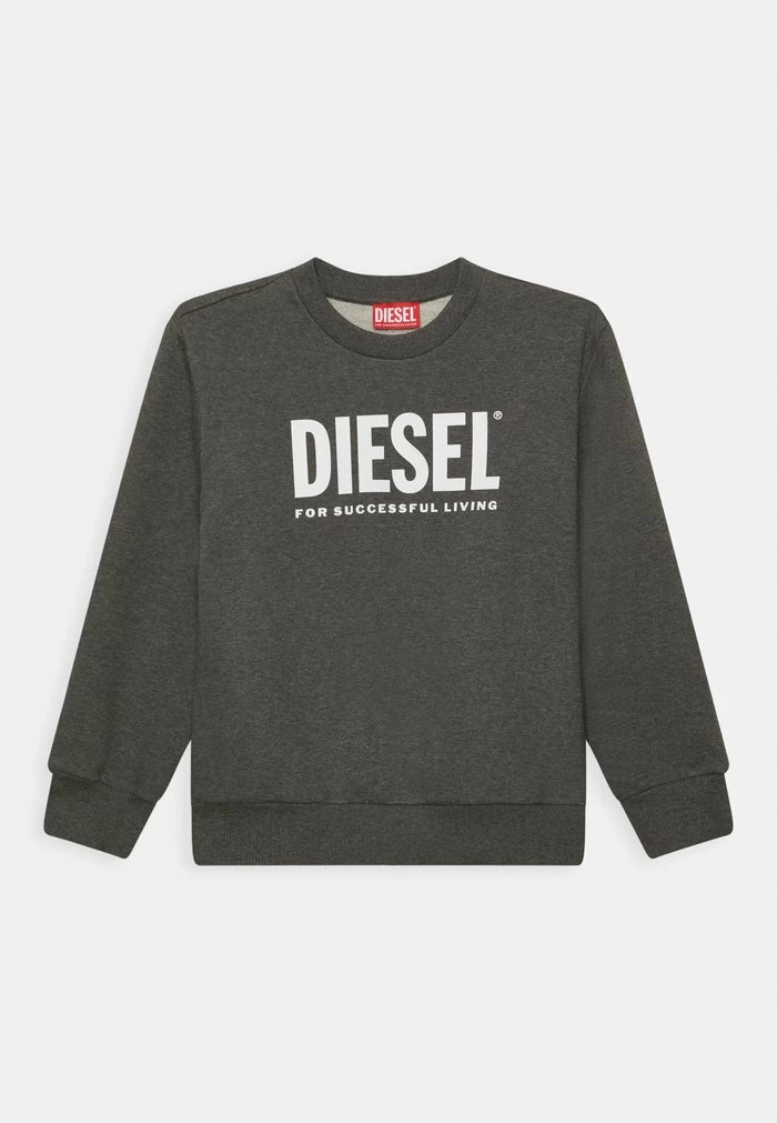 Diesel SCREWDIVISION LOGO UNISEX - Sweatshirt - Dark Grey Melange 1 Diesel SCREWDIVISION LOGO UNISEX - Sweatshirt - Dark Grey Melange