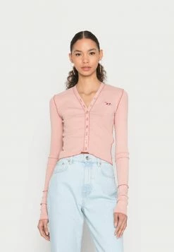 Diesel RIBBY OPEN - Long Sleeved Top - Pink