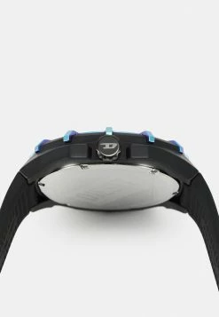 Diesel FRAMED - Chronograph Watch - Black -Diesel shop b1a498dc3d4649f2a239e61e661393b5