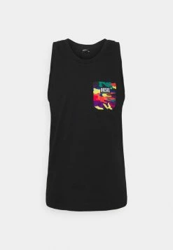 Diesel PRIDE LOCOARM UNISEX - Top - Black -Diesel shop b1e2f82739a94361841eafa3630accfa