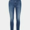Diesel D-SLANDY-HIGH - Jeans Skinny Fit - Denim Blue