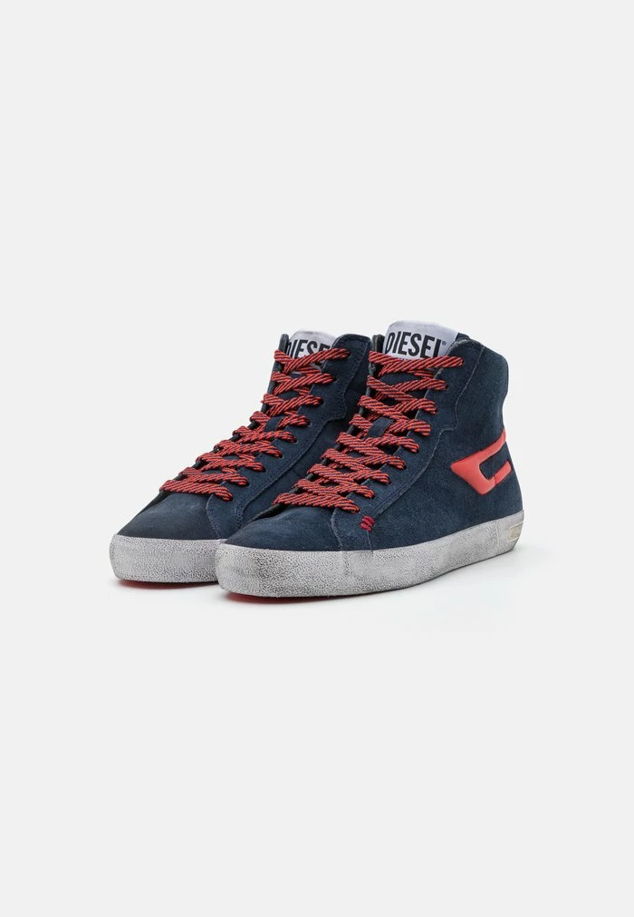 Diesel S-LEROJI MID X UNISEX - High-top Trainers - Insignia Blue/red Alert 2 Diesel S-LEROJI MID X UNISEX - High-top Trainers - Insignia Blue/red Alert - Image 2