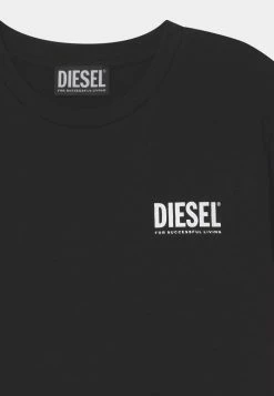 Diesel UTIER UNISEX - Print T-shirt - Black -Diesel shop b7037a8022e54fb5abdad66ca587ad62