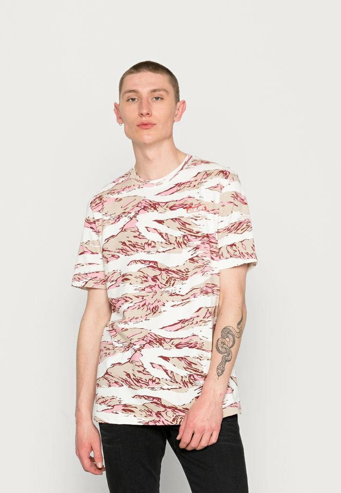 Diesel JUST UNISEX - Print T-shirt - Soft Pink 1 Diesel JUST UNISEX - Print T-shirt - Soft Pink