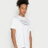 Diesel JUST BIGOVAL - Print T-shirt - White