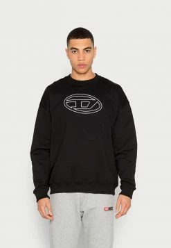 Diesel S MART BIGOVAL - Sweatshirt - Black