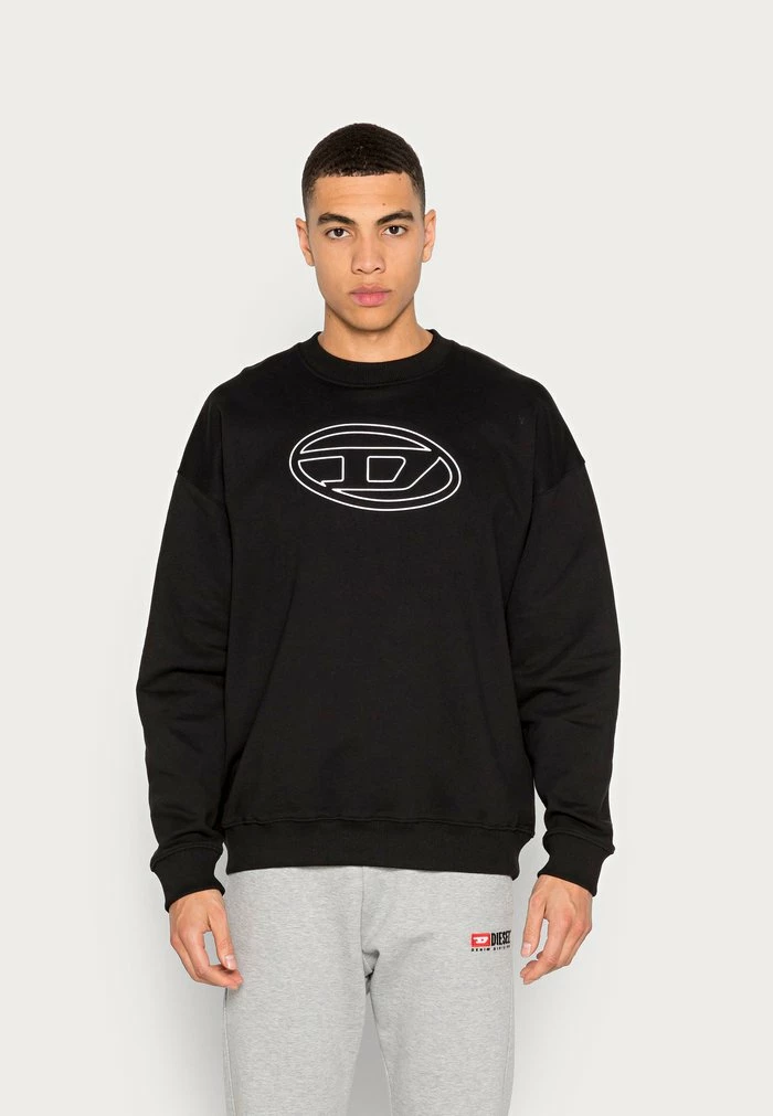 Diesel S MART BIGOVAL - Sweatshirt - Black 1 Diesel S MART BIGOVAL - Sweatshirt - Black