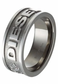 Diesel STEEL - Ring - Grau/silberfarben -Diesel shop bb872a0153ab48aa87c8bae26c7b4648