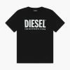 Diesel JUST LOGO UNISEX - Print T-shirt - Nero