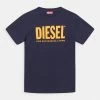 Diesel JUST LOGO UNISEX - Print T-shirt - Blue