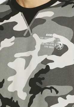 Diesel UMLT-WILLY SWEAT-SHIRT - Pyjama Top - Camouflage Grey -Diesel shop bef84b2a6d2645378bdf62f7ba03b207