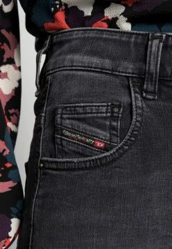 Diesel D-SLANDY-HIGH - Jeans Skinny Fit - Grey -Diesel shop c0060bd22cb544e0a66eb1803ee05e72