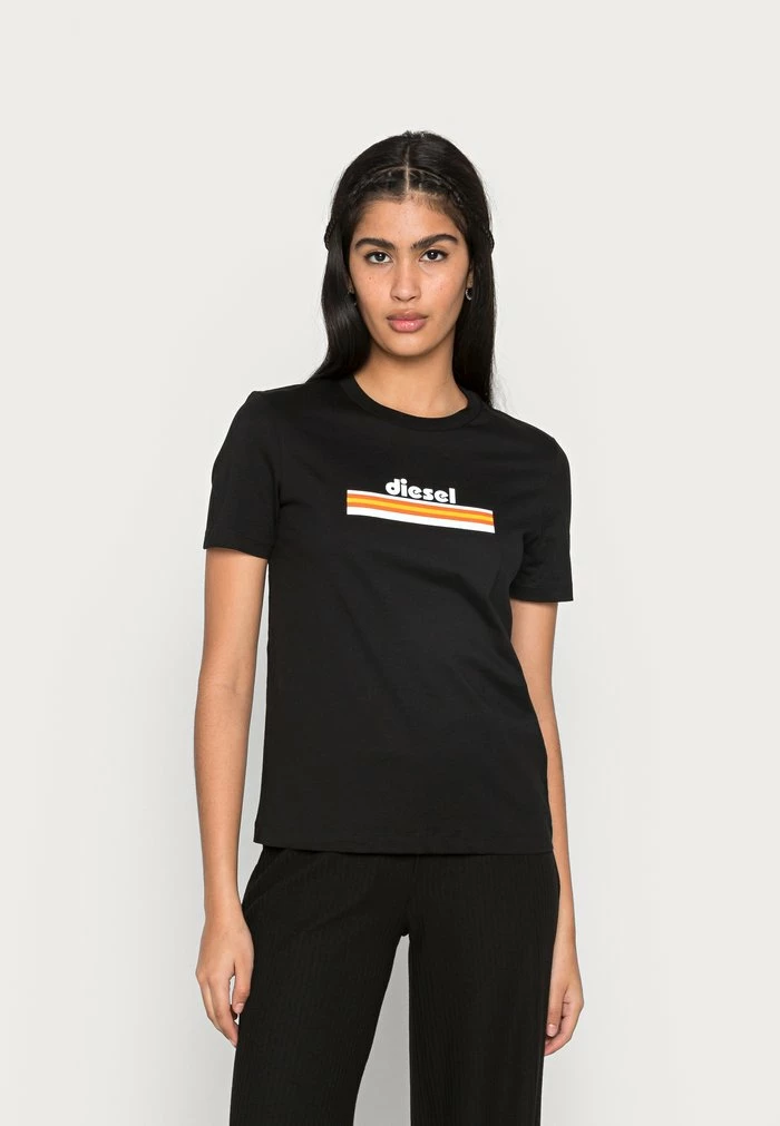 Diesel T-REG-C26 - Print T-shirt - Black 1 Diesel T-REG-C26 - Print T-shirt - Black