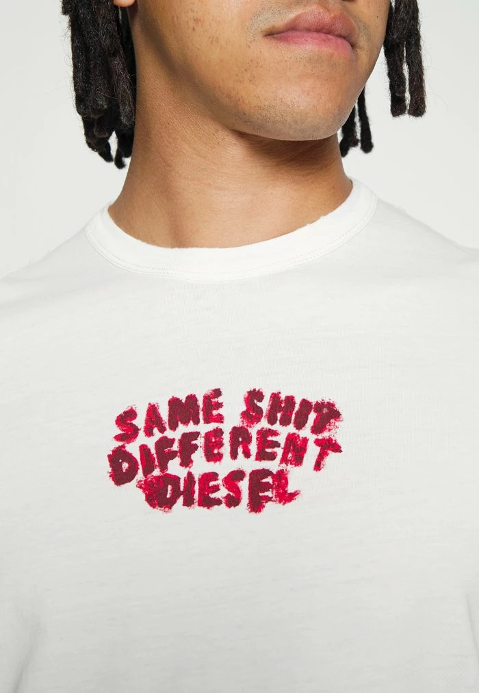 Diesel DIEGOR UNISEX - Print T-shirt - White 5 Diesel DIEGOR UNISEX - Print T-shirt - White - Image 5