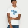Diesel DIEGOR - Print T-shirt - White
