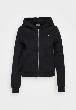 Diesel F-REGGY-HOOD-ZIP - Zip-up Sweatshirt - Black -Diesel shop c2ef971ccf8144b287cf3383a44c57a4