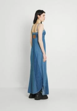 Diesel DE-ARYA - Maxi Dress - Denim Blue -Diesel shop c33d4550765c45cf89f71bf1a51226ea