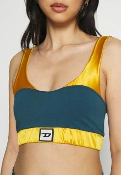 Diesel UFSB-MILLY-SAT - Bustier - Petrol/yellow -Diesel shop c34b8f01756f4655adc3f1dd908de675